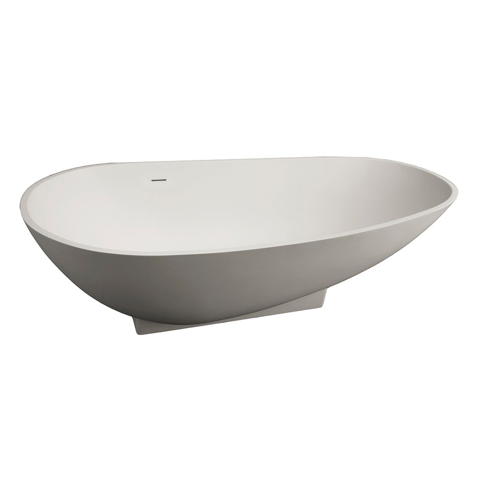 matte white tub