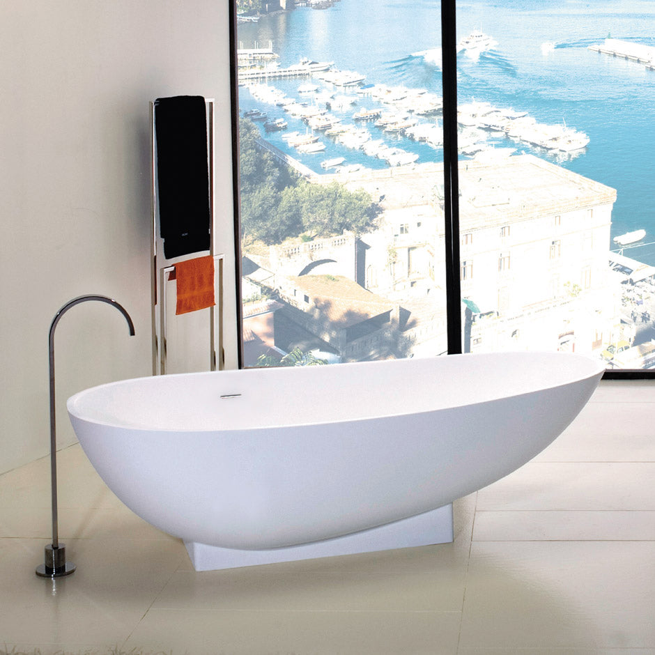 gloss white tub