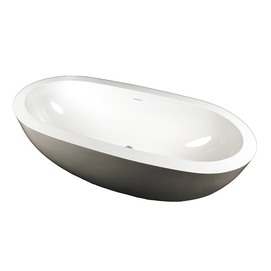 matte white tub