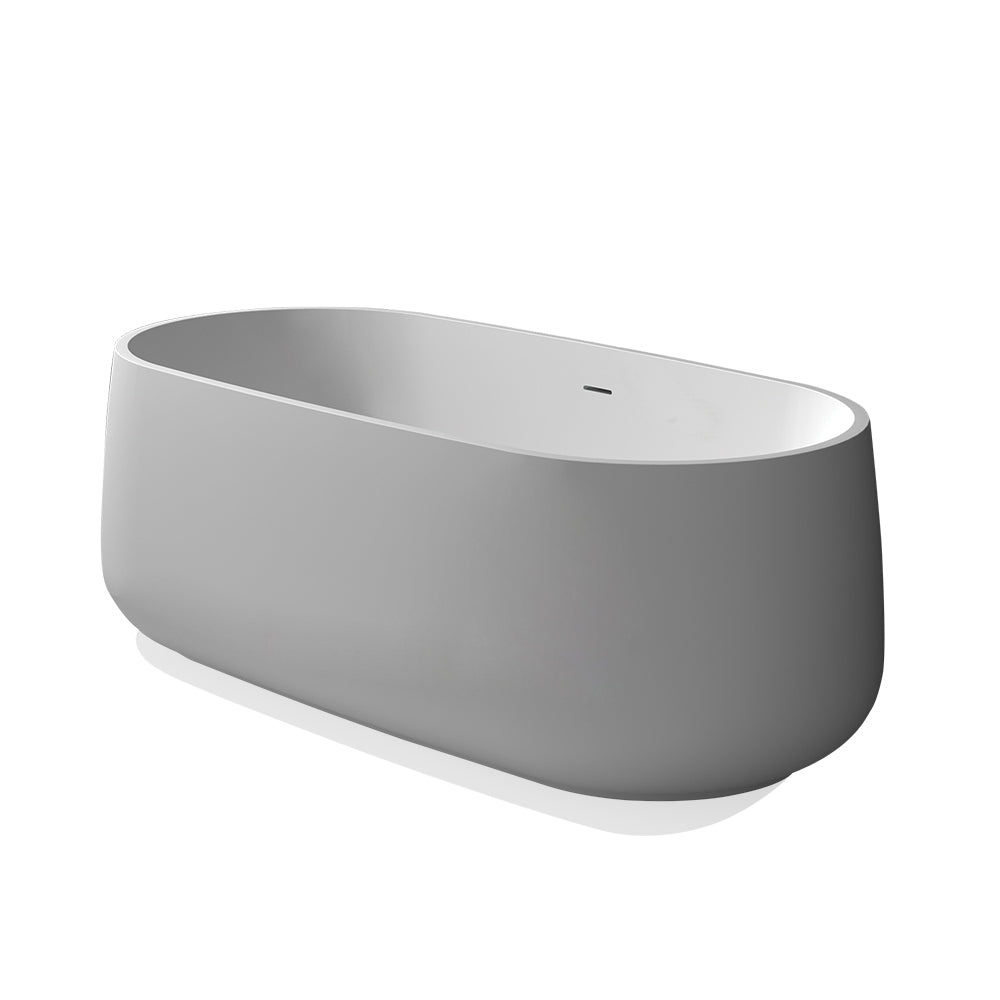 matte white tub