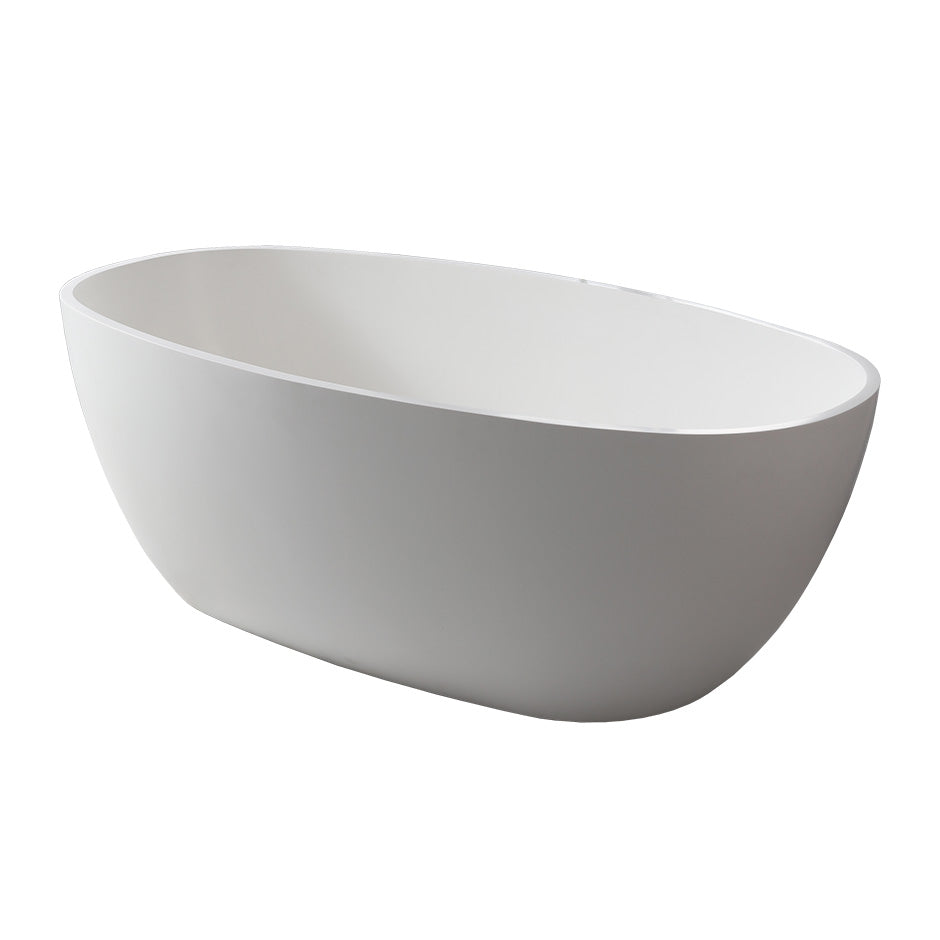 matte white tub
