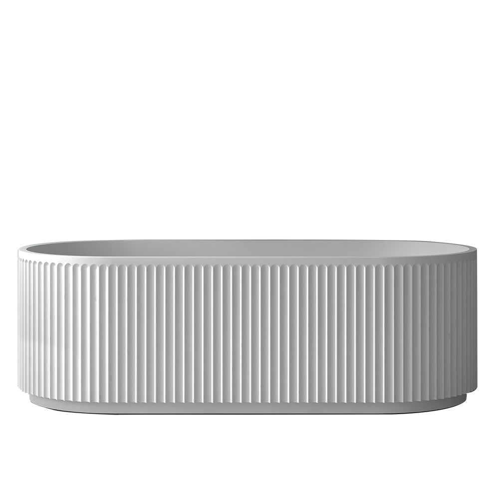matte white tub