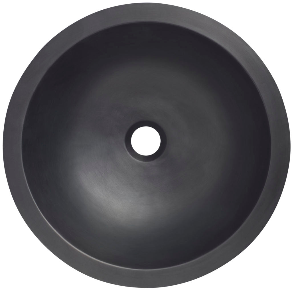 matte black smooth sink