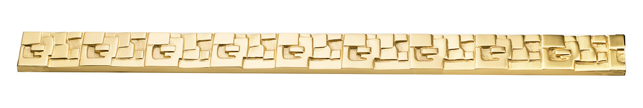 satin brass pull