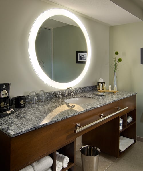lighted mirror