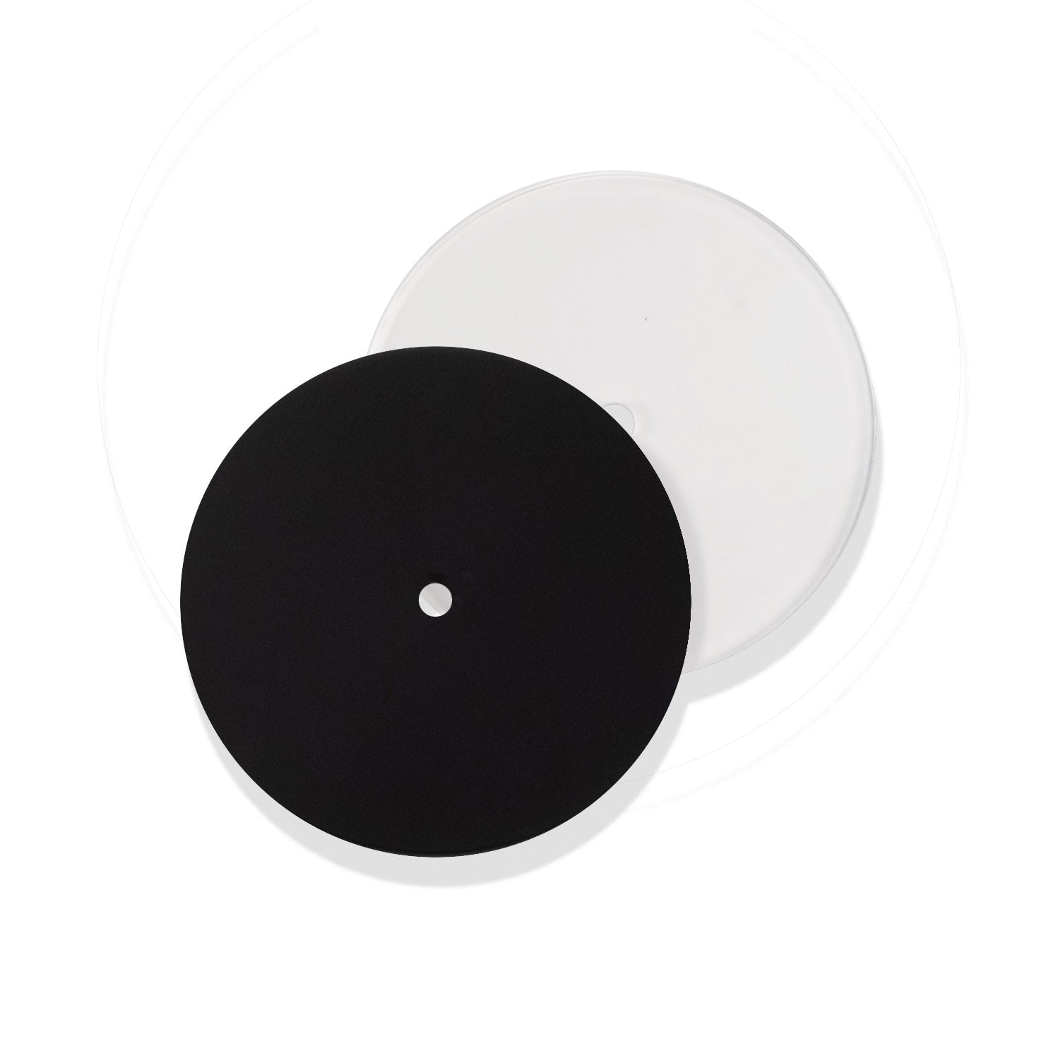 black/clear backplate