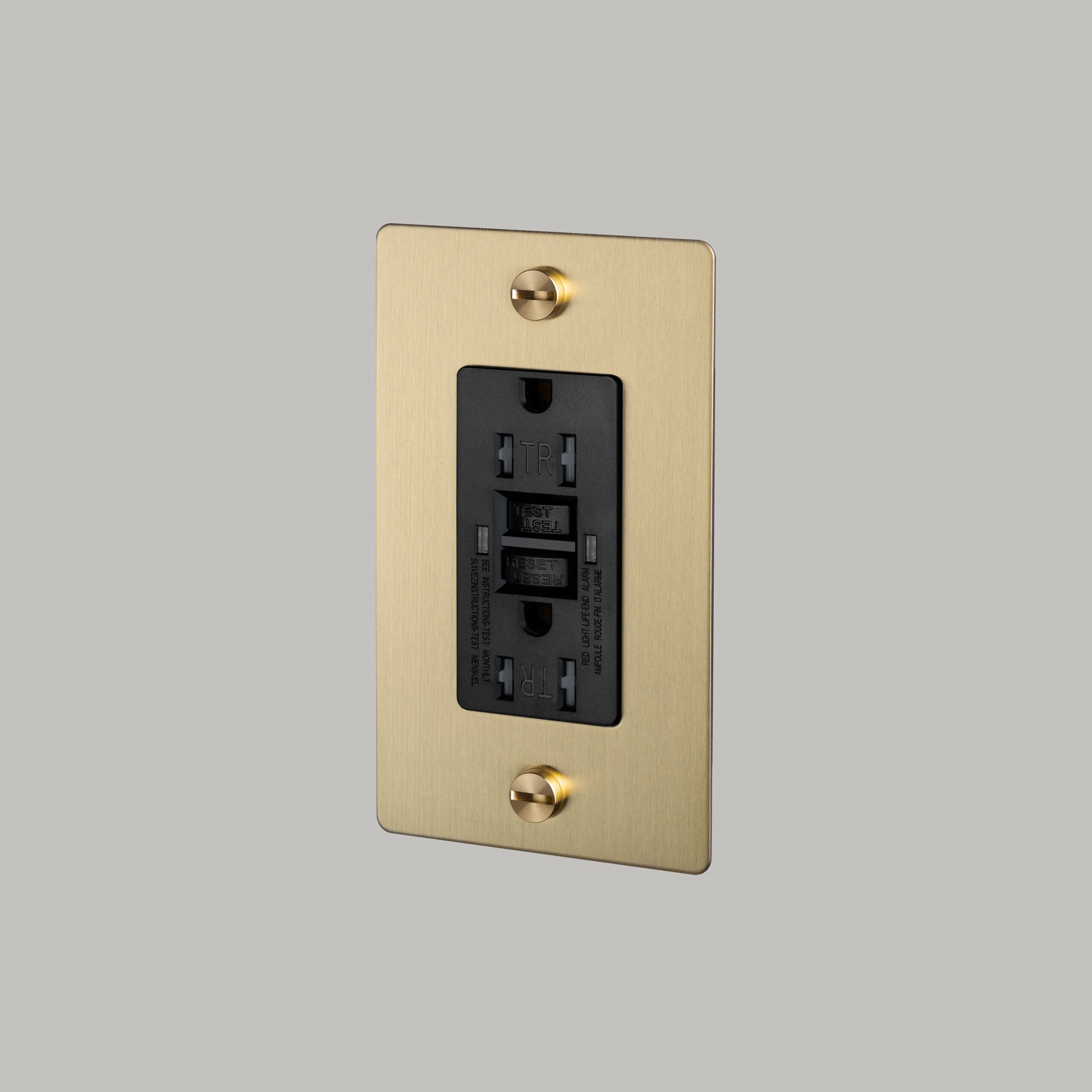 Buster + Punch 1G Duplex GFCI Outlet without Logo
