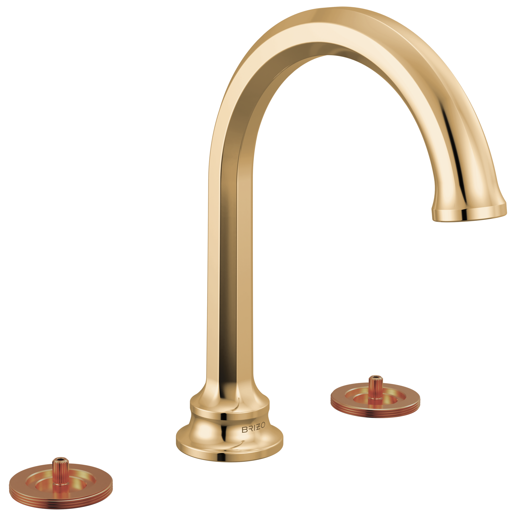 Brizo Beauclere Widespread Lavatory Faucet with Arc Spout - Less Handles 1.2 GPM