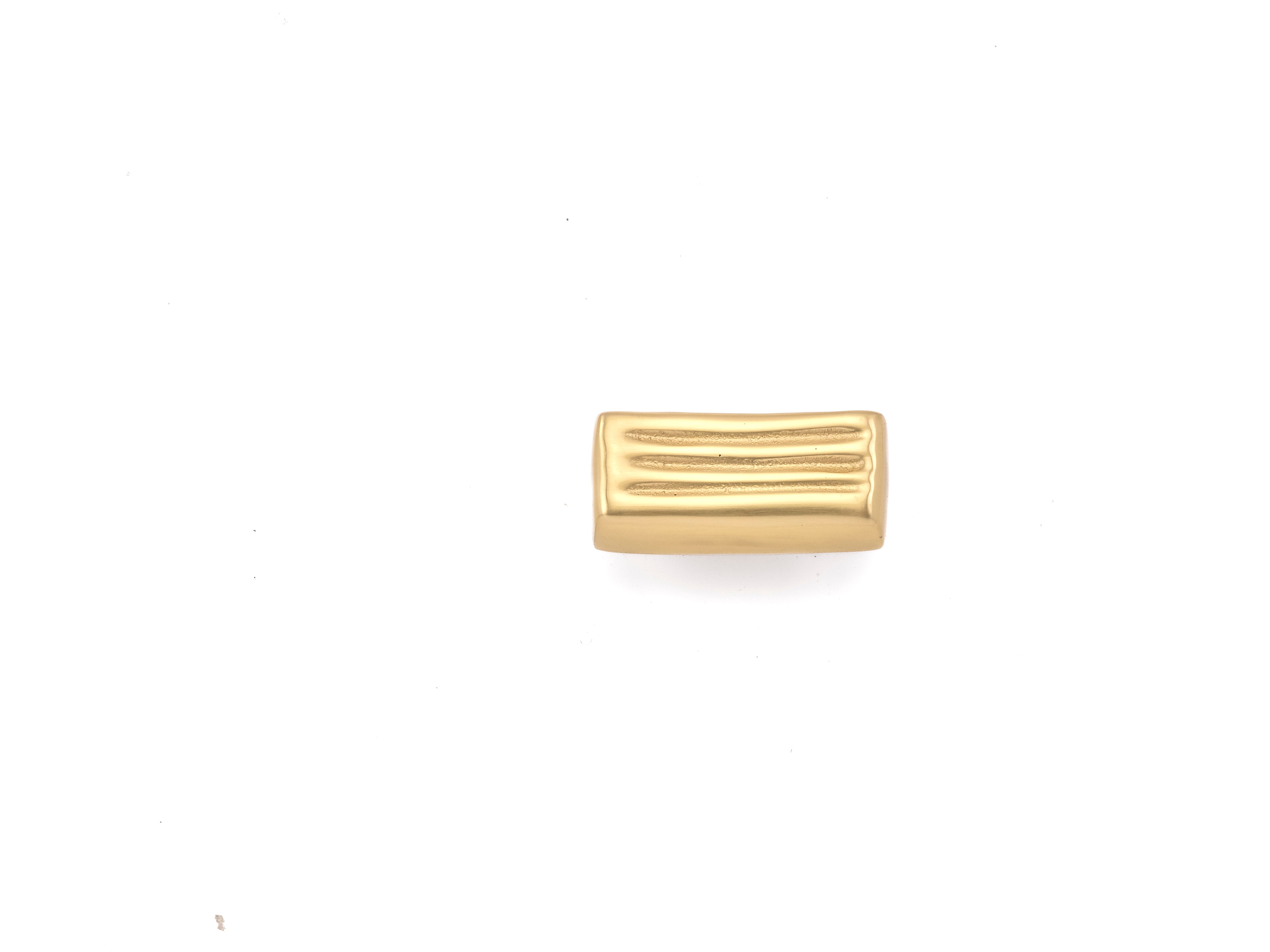 satin brass knob