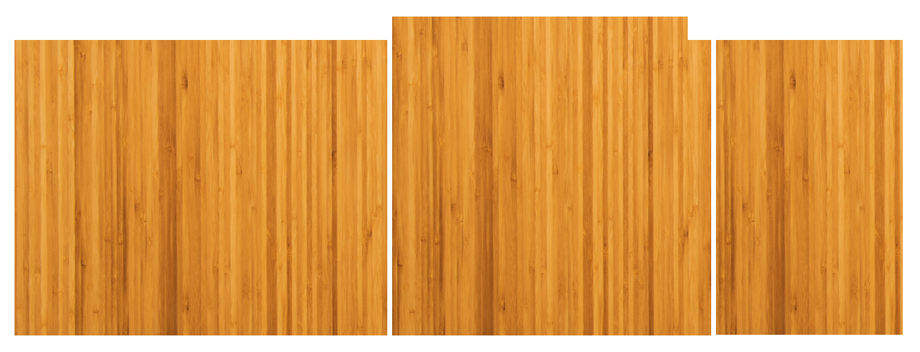 natural golden bamboo deck