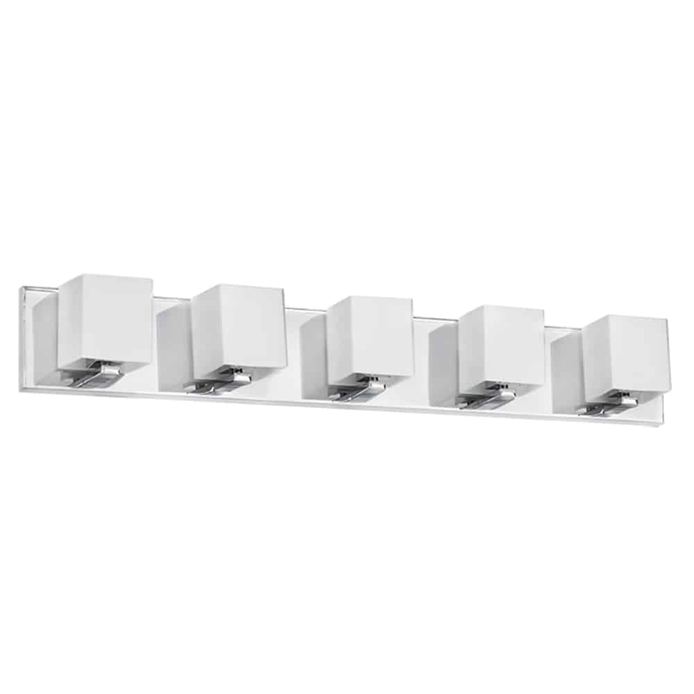 polished chrome wall mount