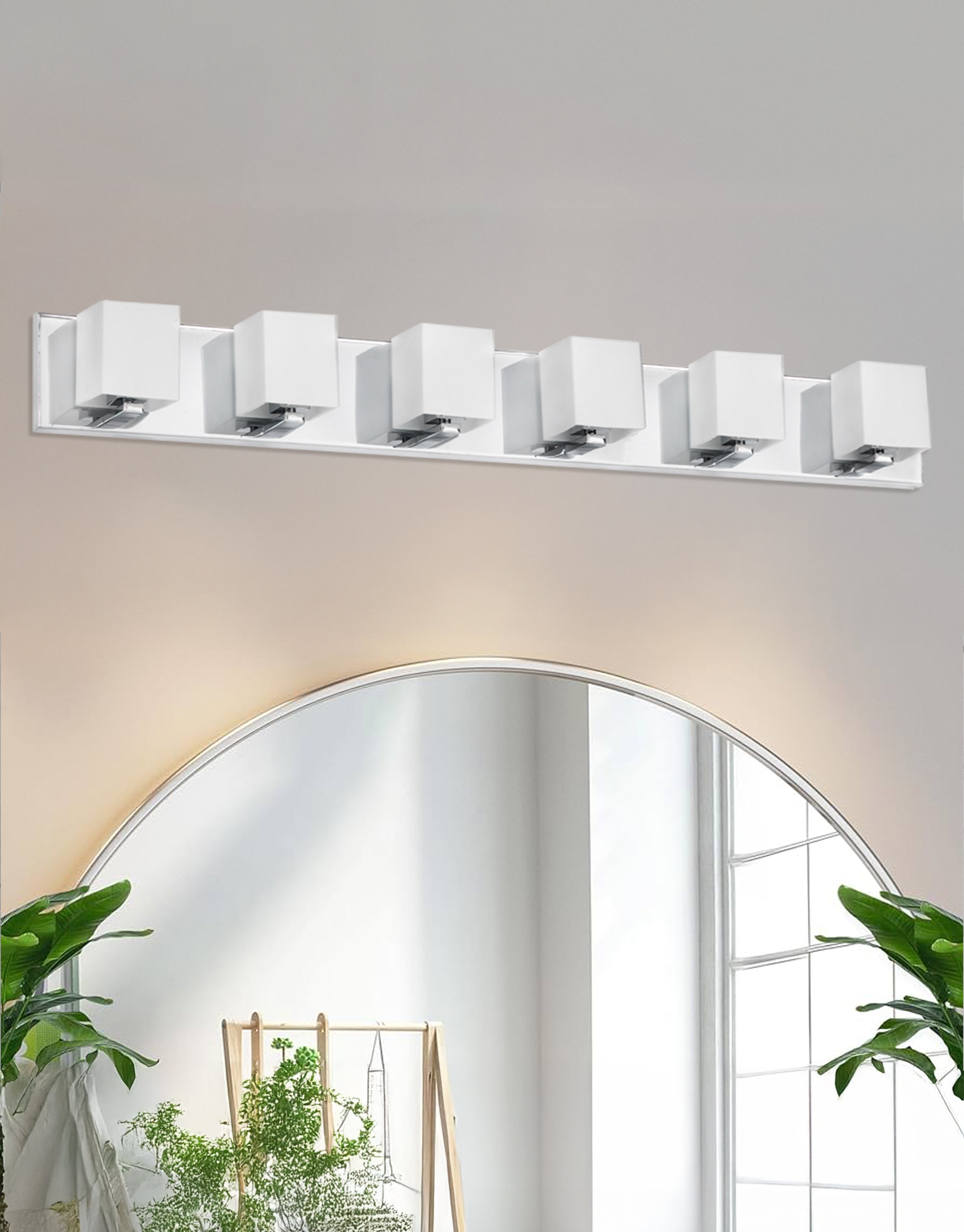 polished chrome wall mount
