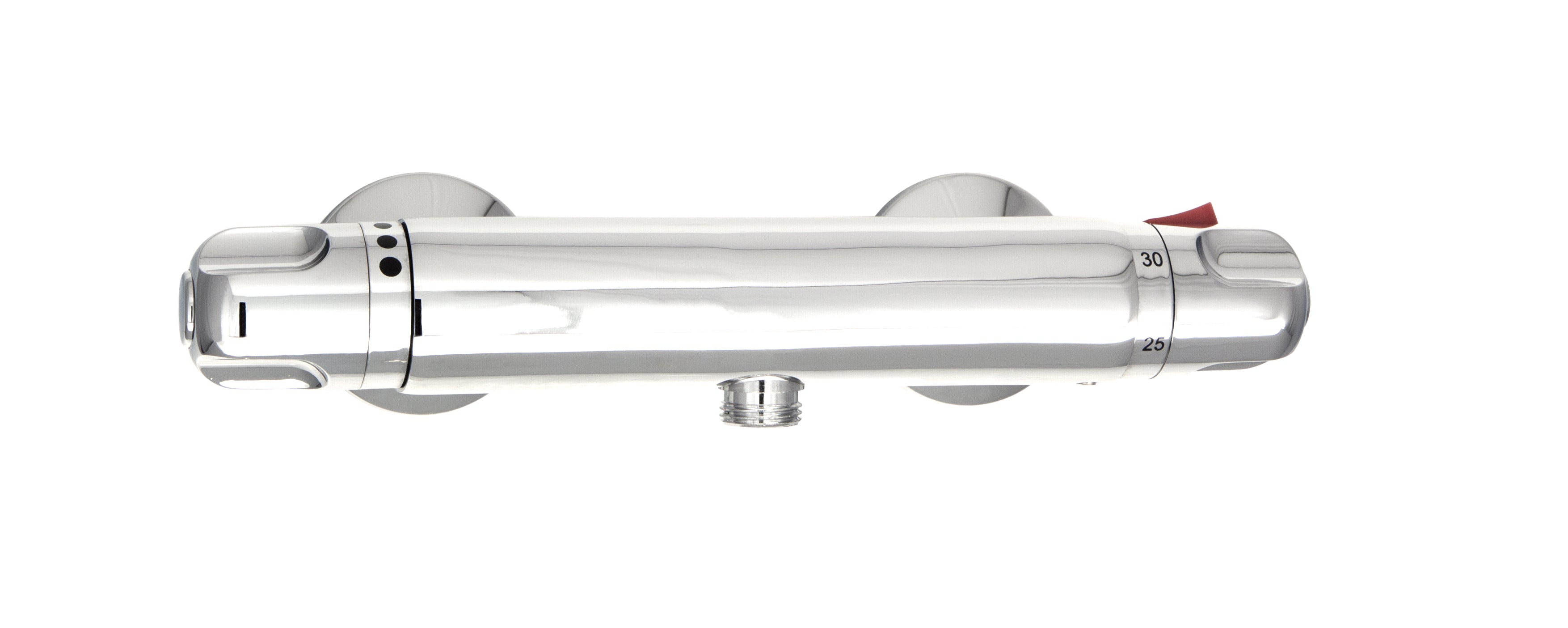 chrome thermostatic shower valve