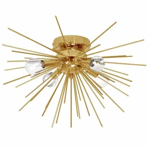 Dainolite 4 Light Incandescent Flush Mount