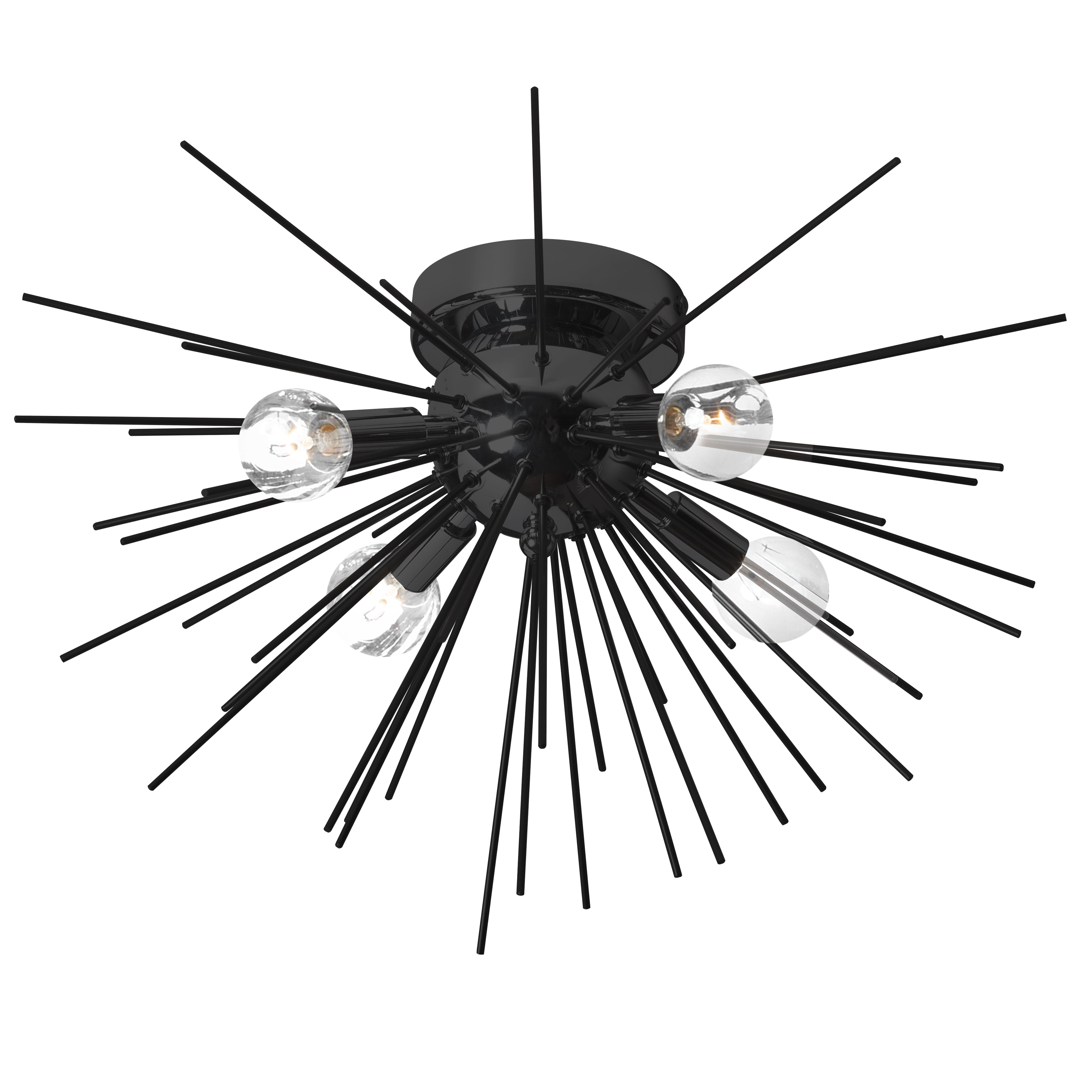 Dainolite 4 Light Incandescent Flush Mount
