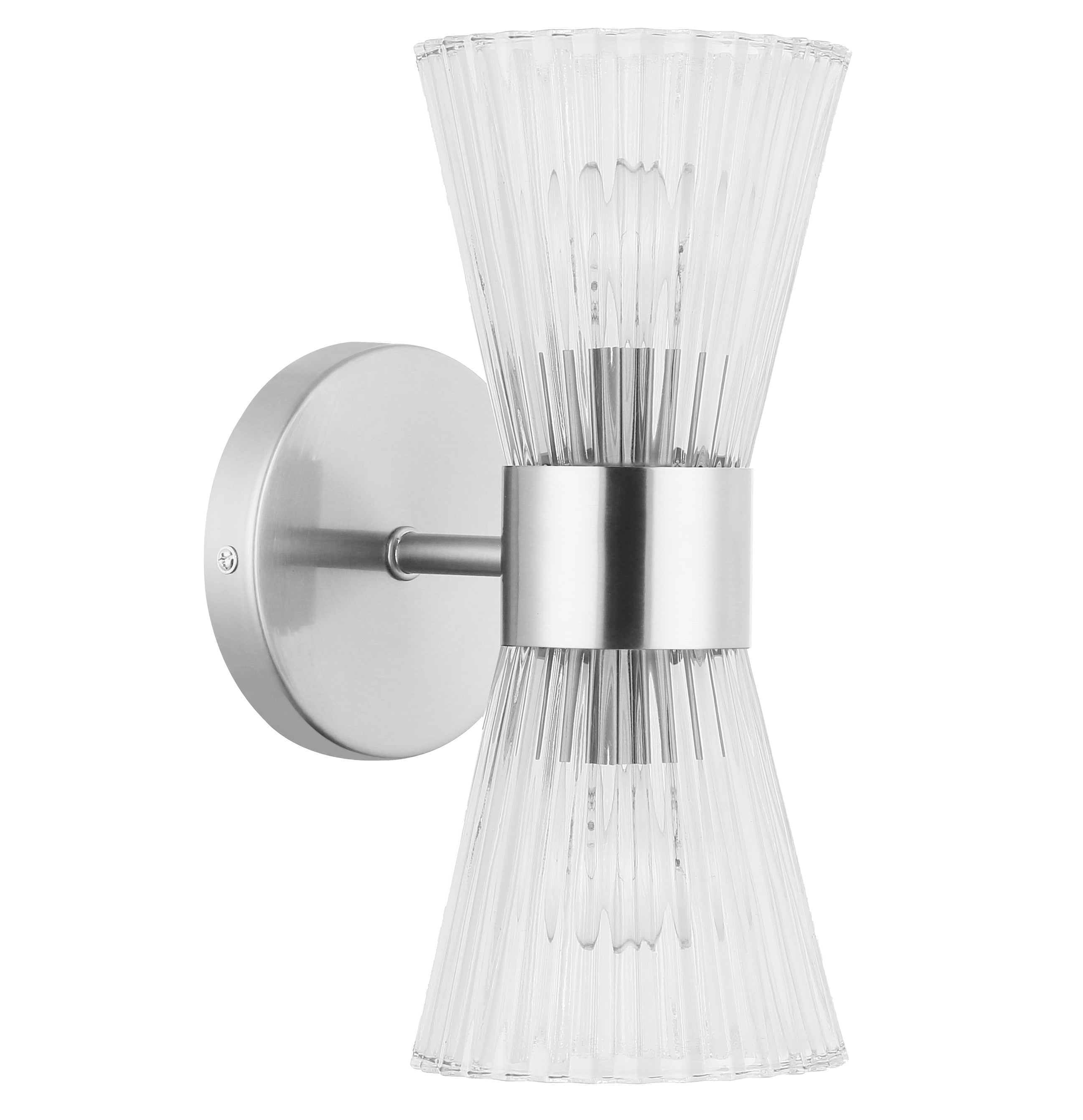 polished chrome wall mount