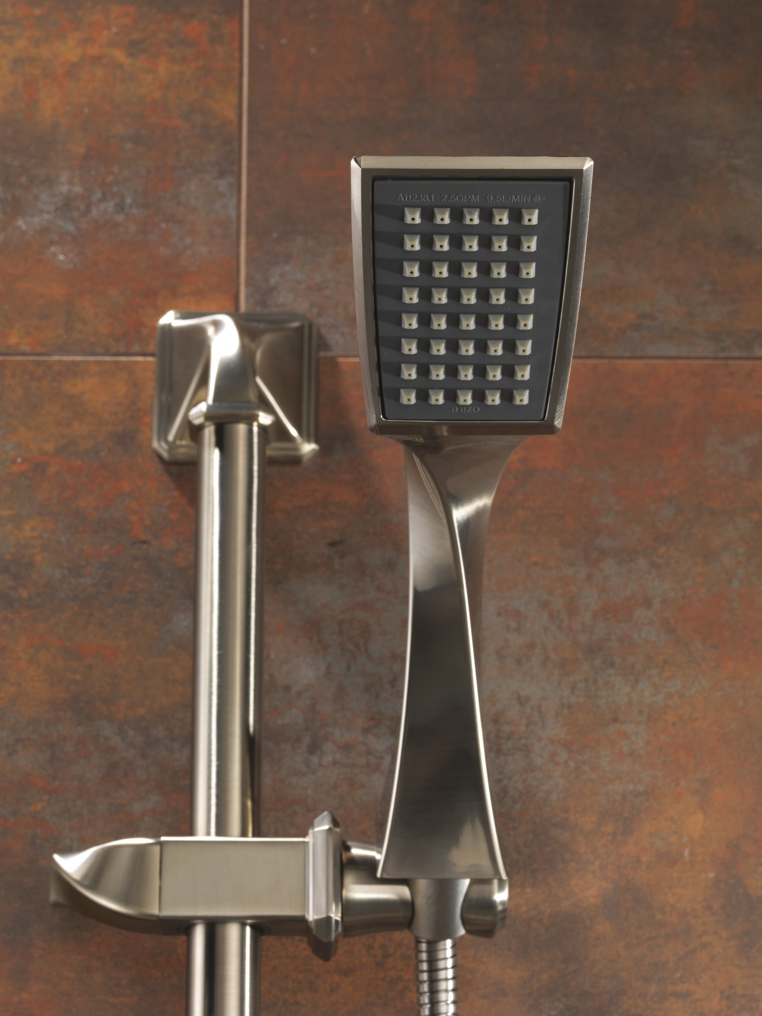 brushed nickel hand shower