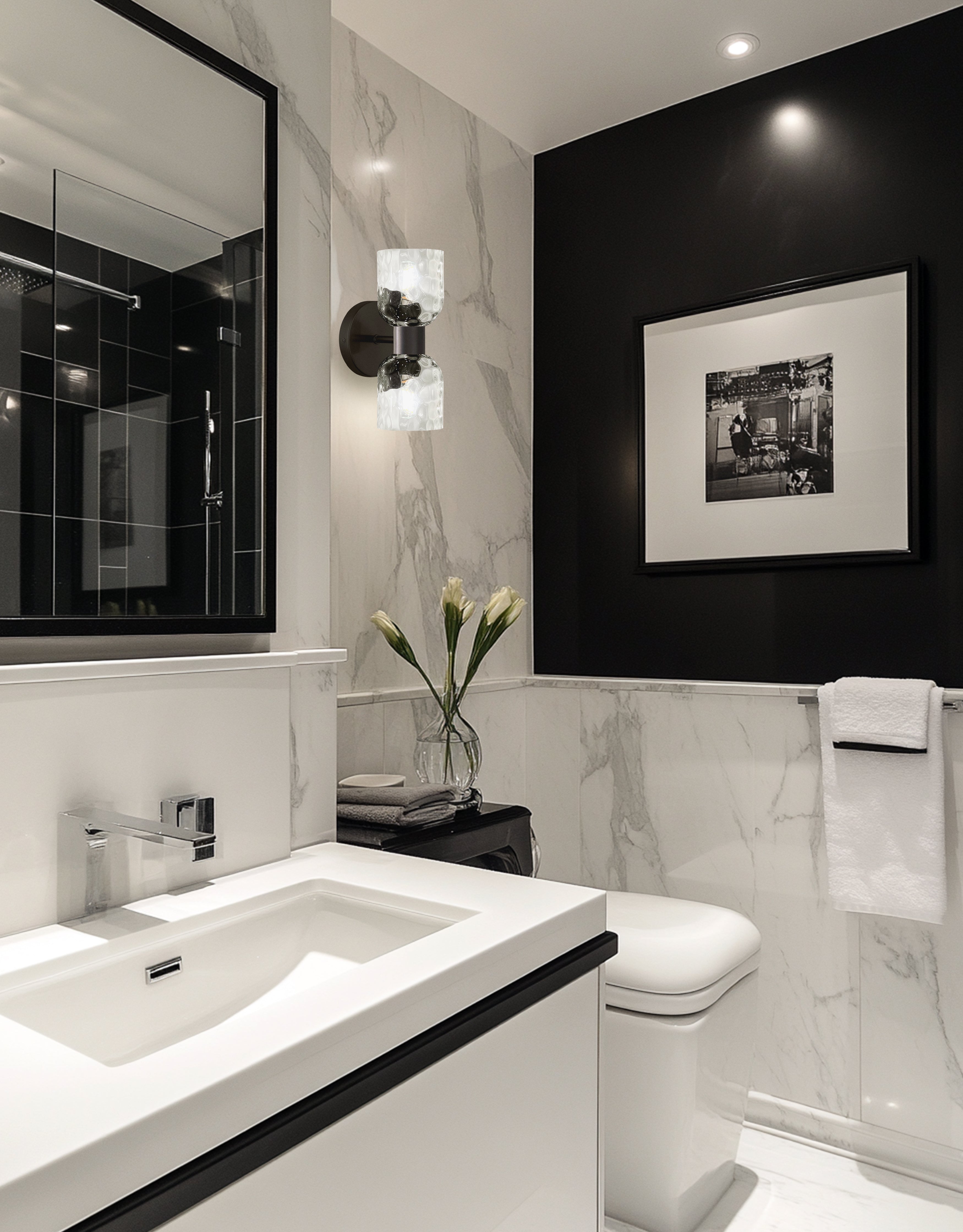 matte black wall mount