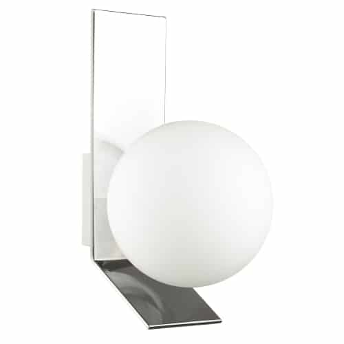 polished chrome wall mount