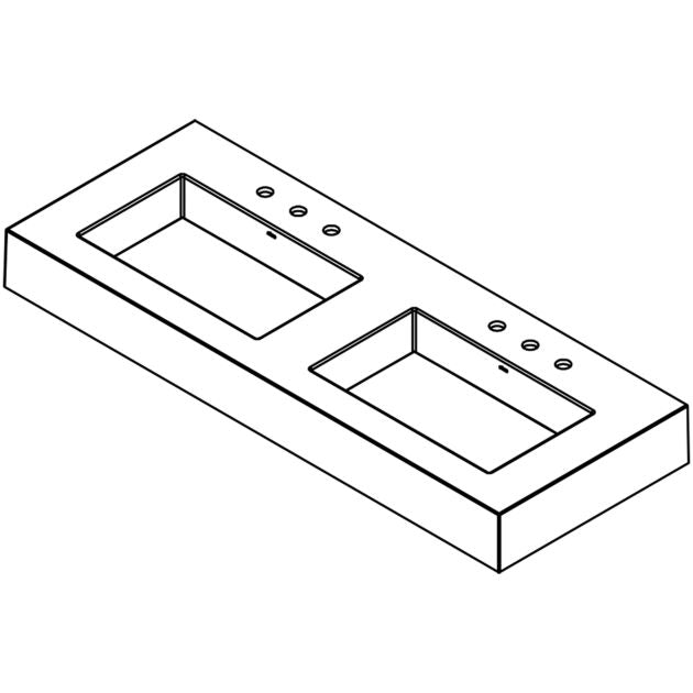 Robern Integrated Basin Vanity Top 60"x 6"x 23"