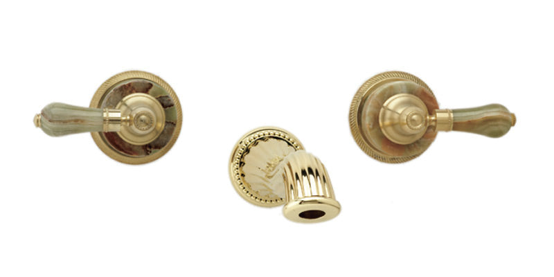 polished chrome lavatory set