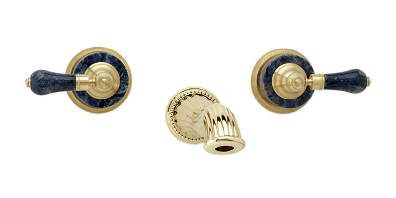 polished chrome lavatory set