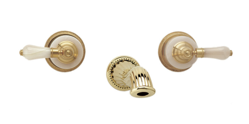 polished chrome lavatory set