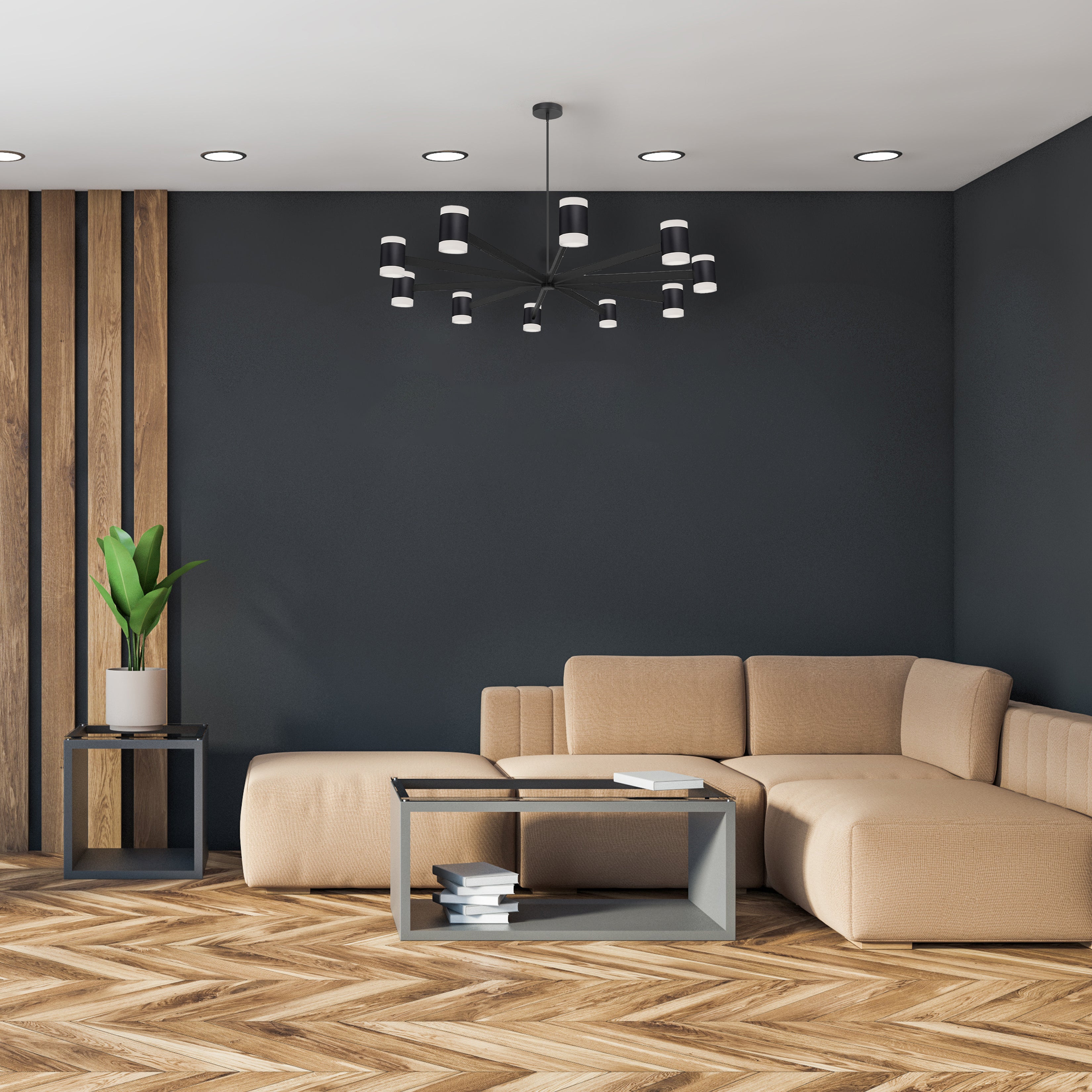 matte black wall mount
