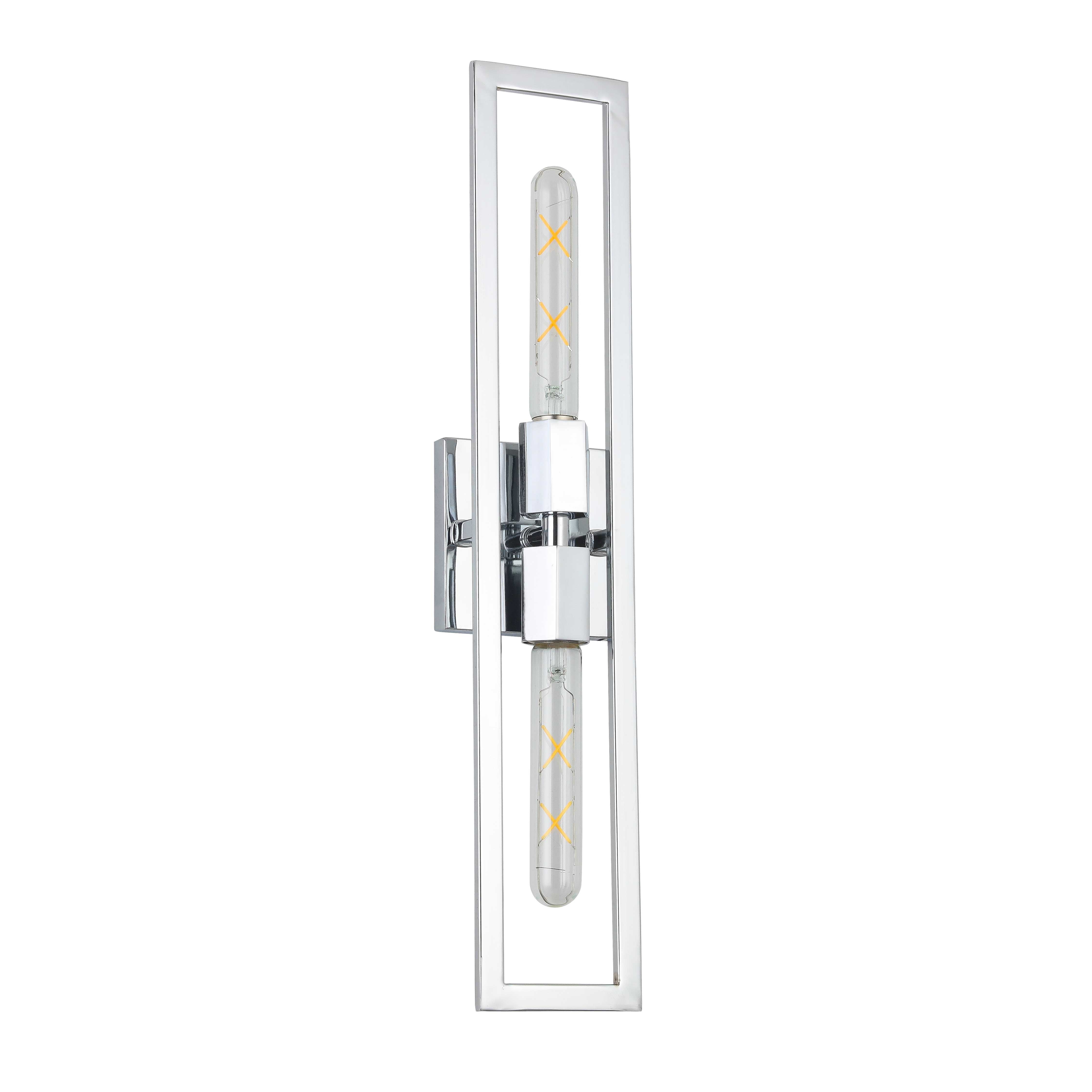 polished chrome wall mount