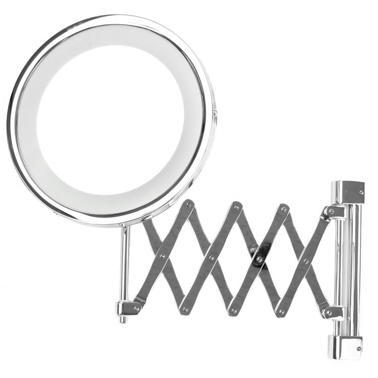 chrome makeup mirror