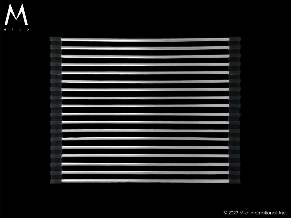 satin brushed ss kitchen grid