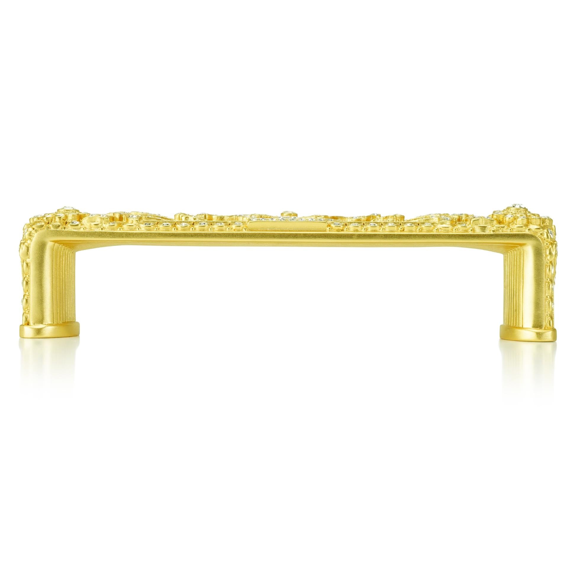 satin gold pull