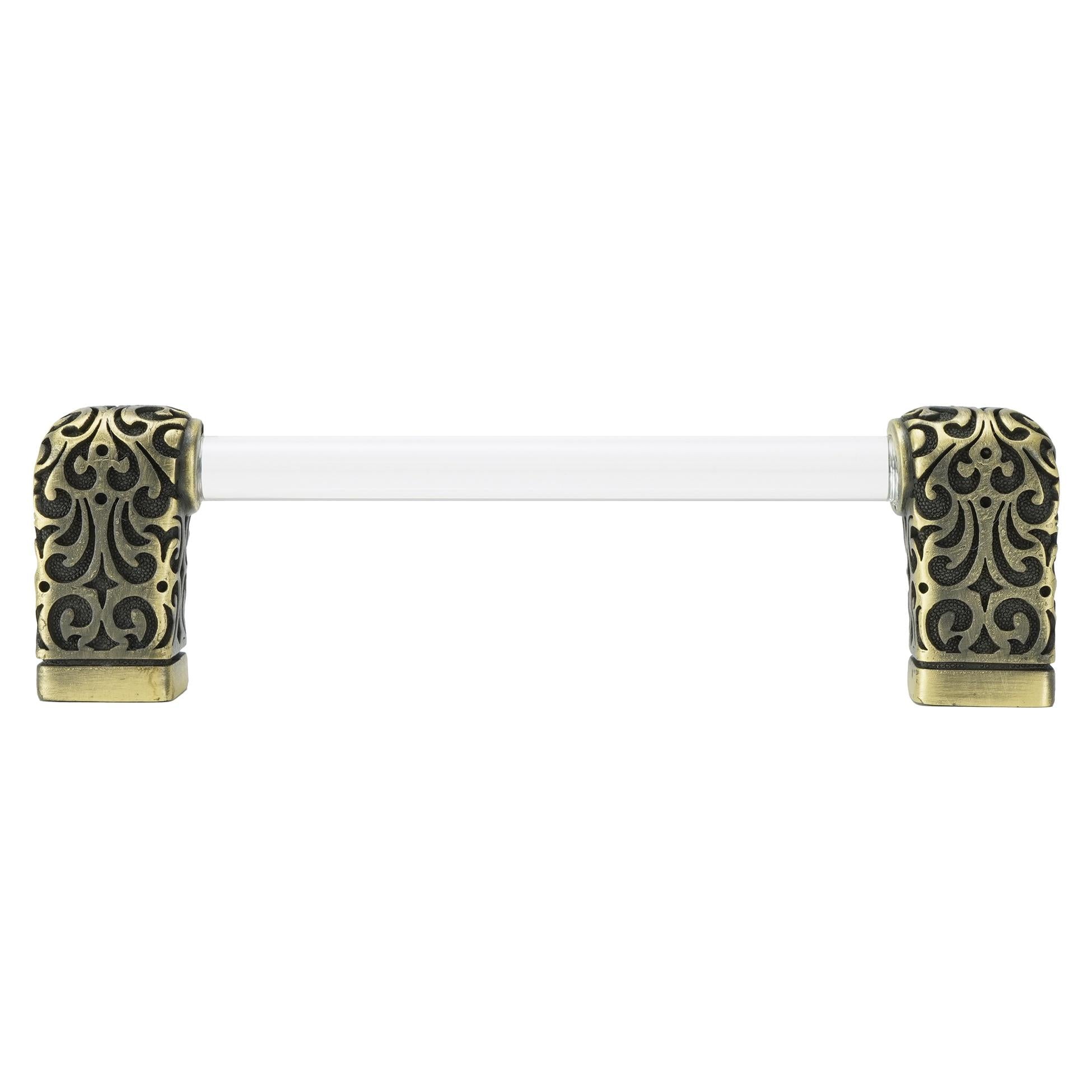 burnish brass pull