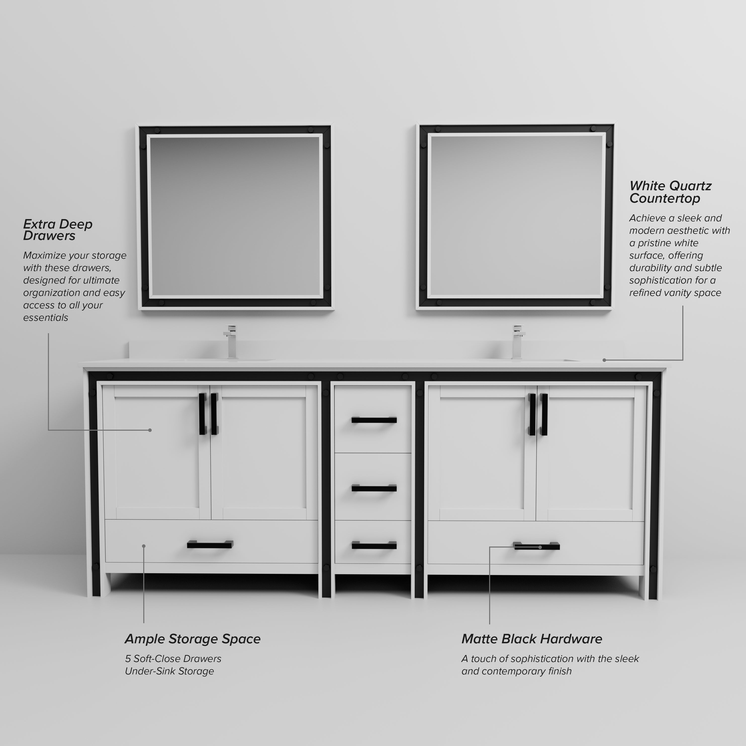 white vanity