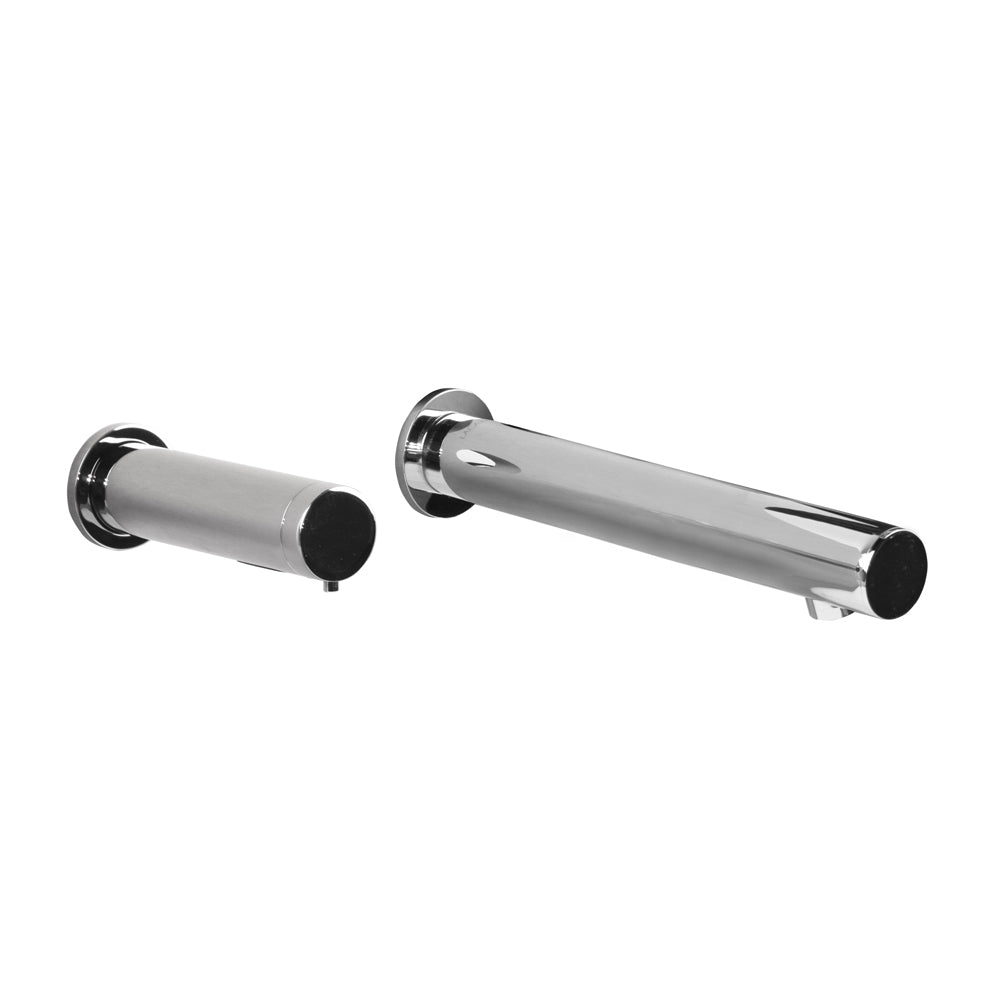 polished chrome faucet