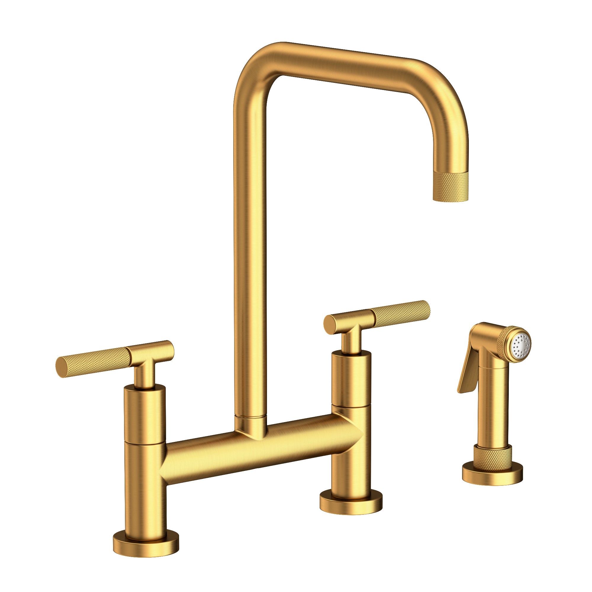 Newport Brass Muncy Kitchen Bridge Faucet with Side Spray