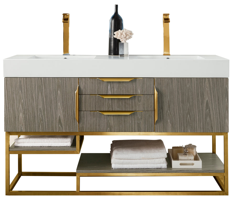 ash gray vanity