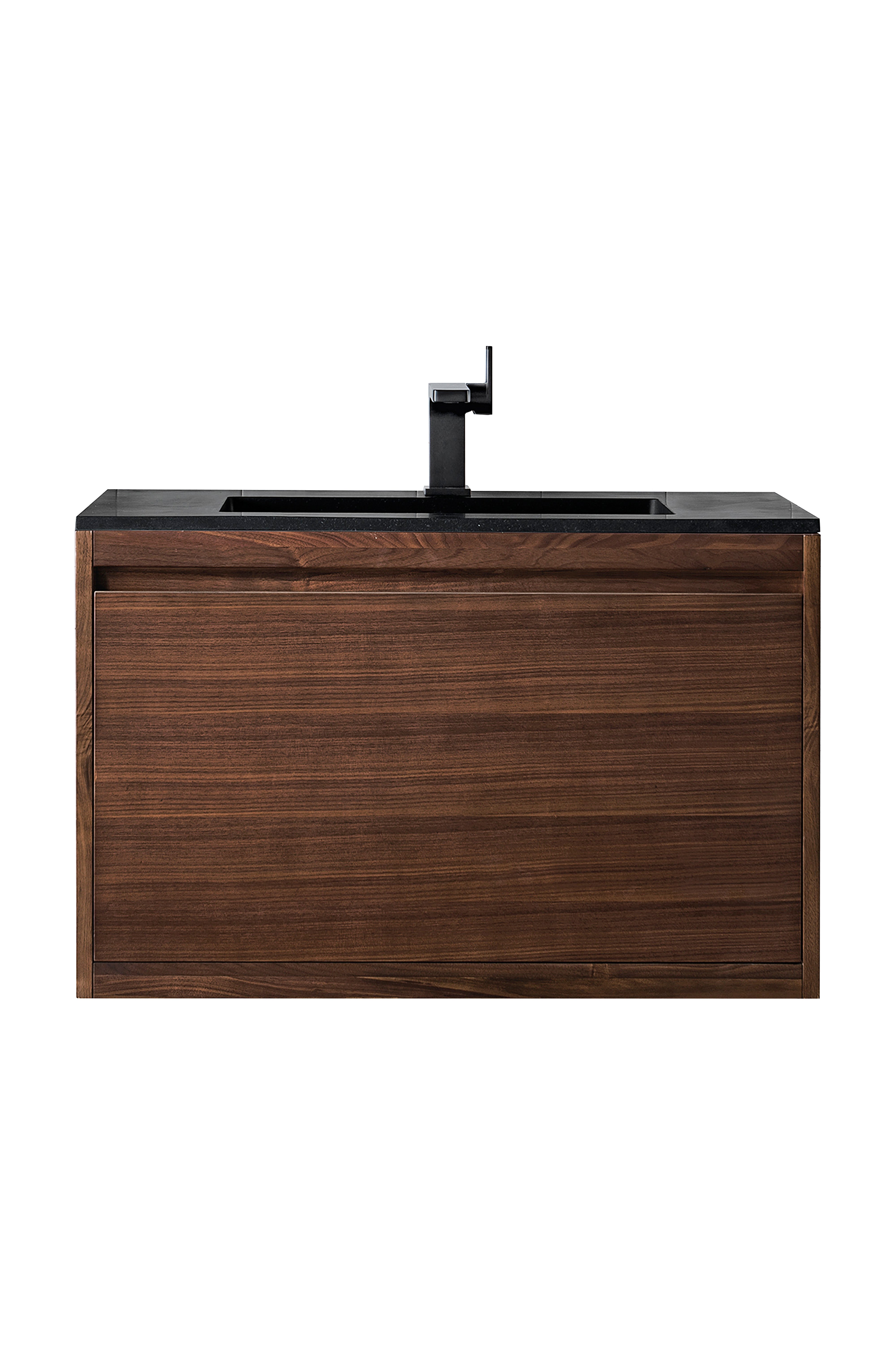 charcoal black composite stone top vanity