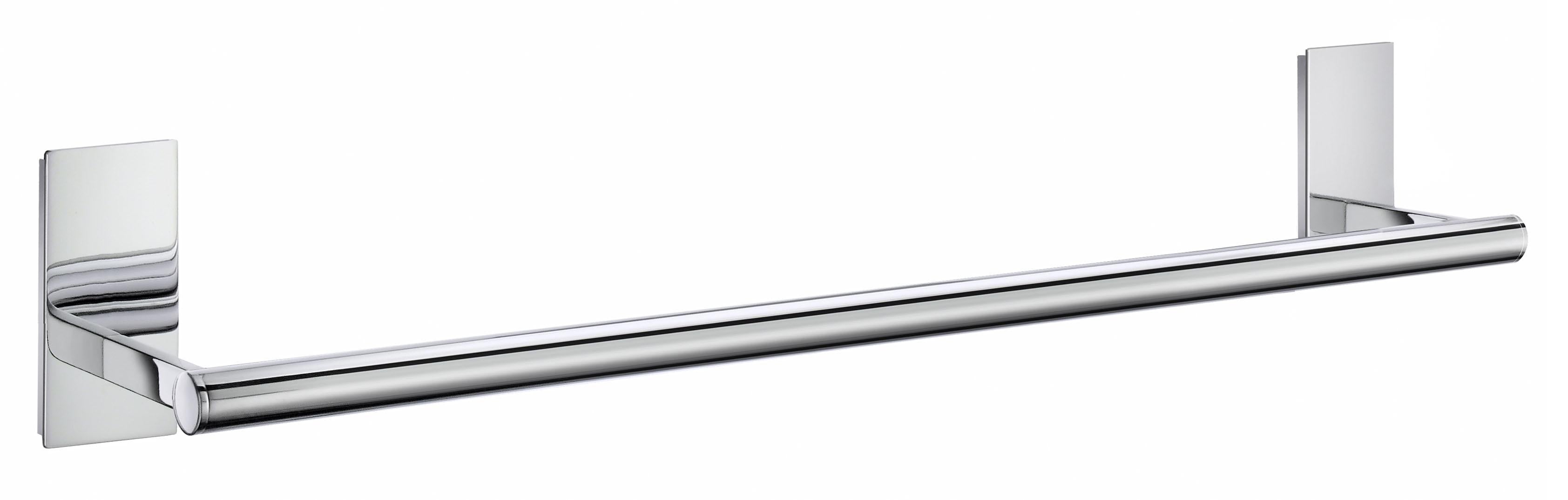 polished chrome towel rail