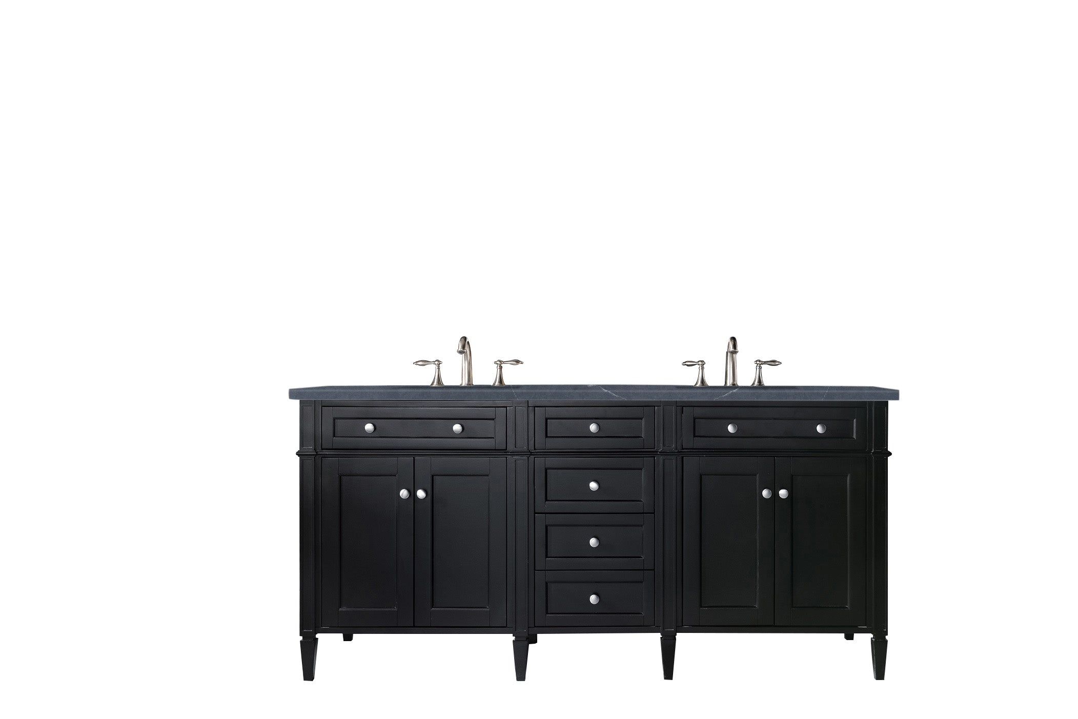 James Martin Vanities Brittany 72" Double Vanity - Black Onyx