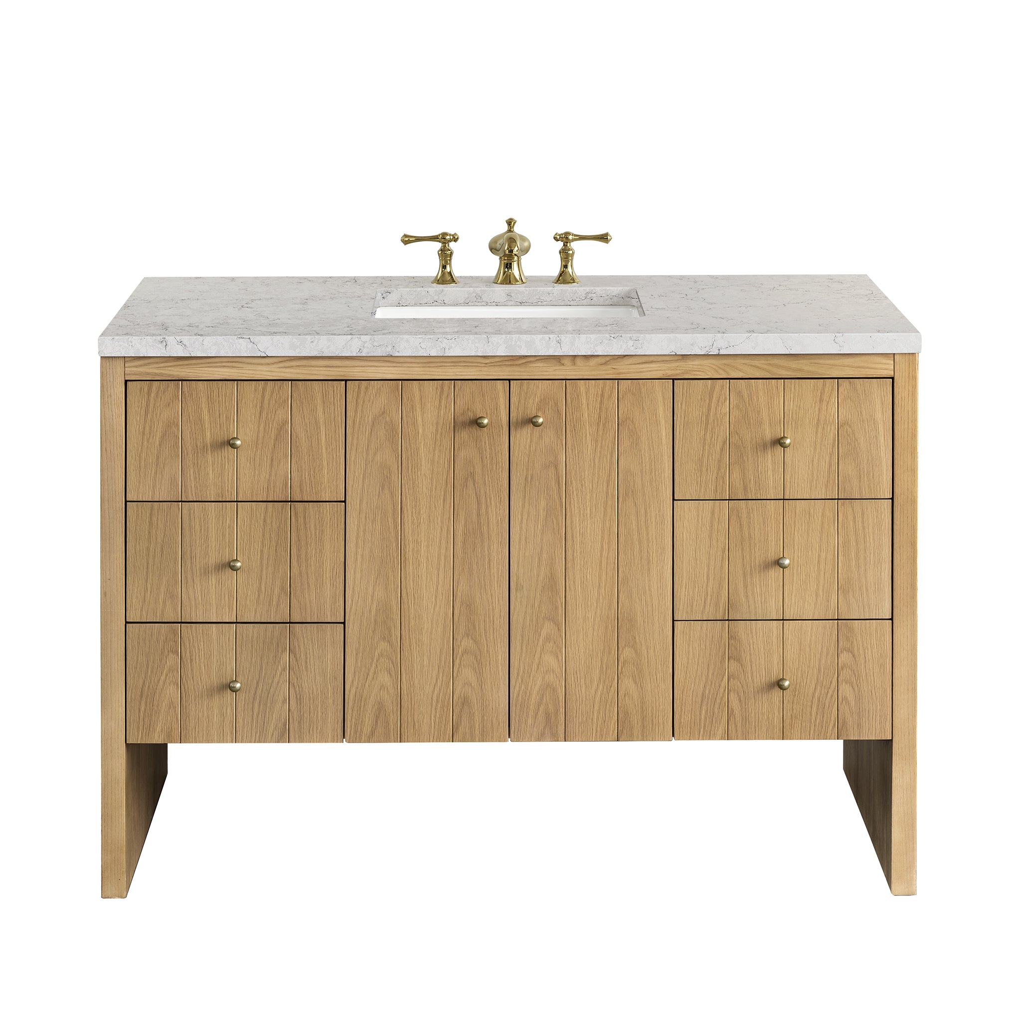 James Martin Vanities Hudson 48" Single Vanity - Light Natural Oak