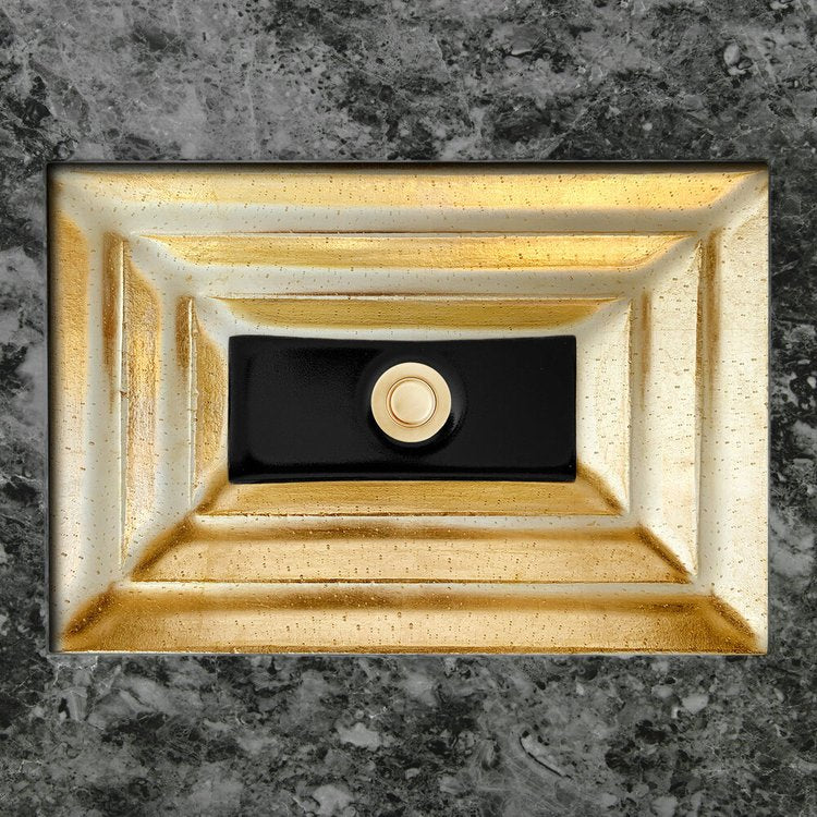 Linkasink Window Eglomise Artisan Glass Undermount Sink