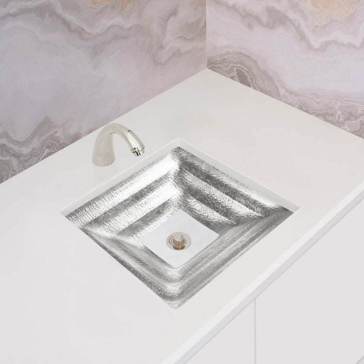 glass, silver eglomisé with black window sink