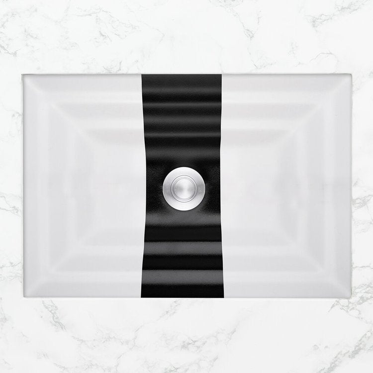 Linkasink Ribbon Artisan Glass Undermount Sink