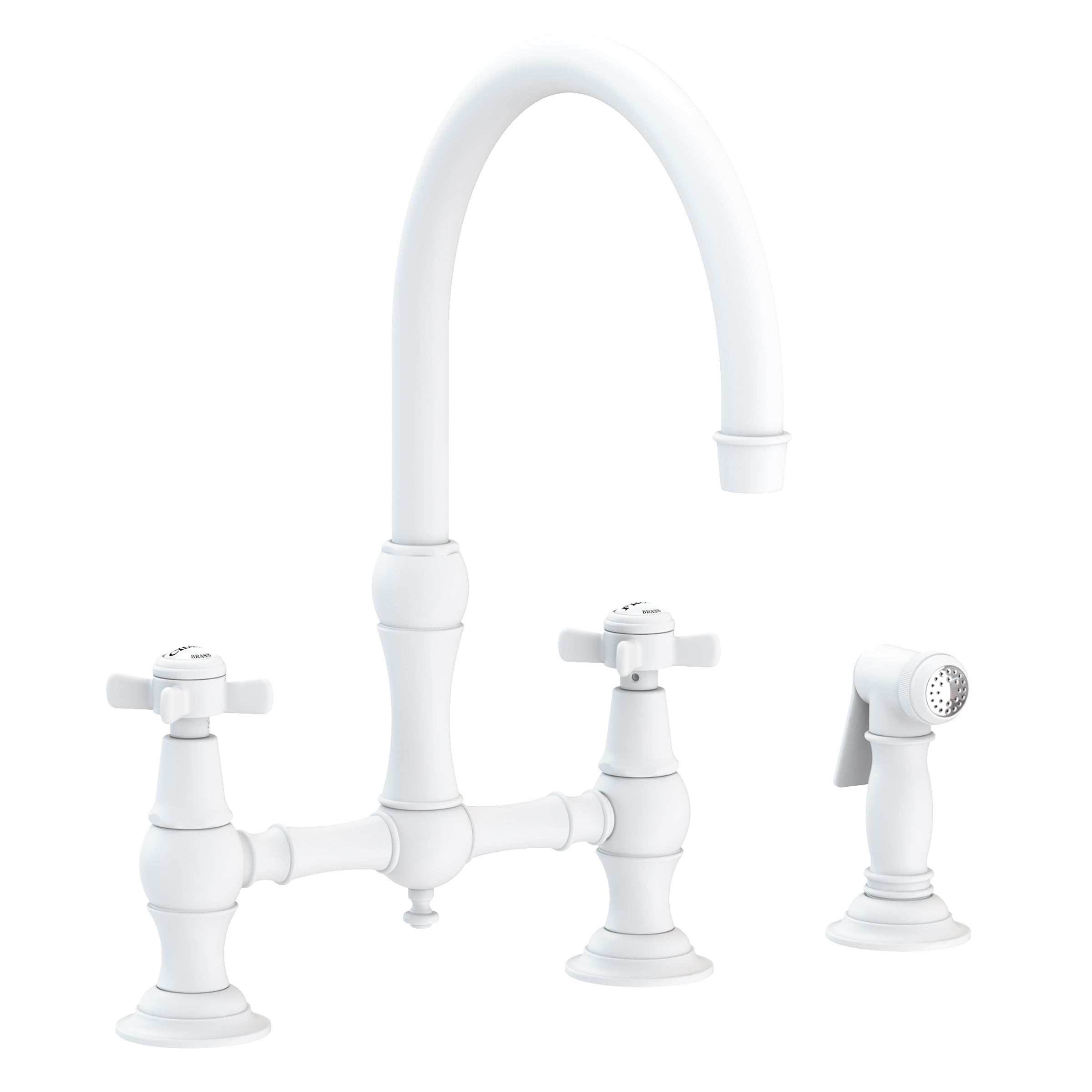 Newport Brass Fairfield Kitchen Bridge Faucet with Side Spray