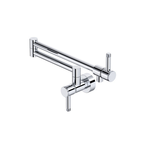 polished chrome pot filler