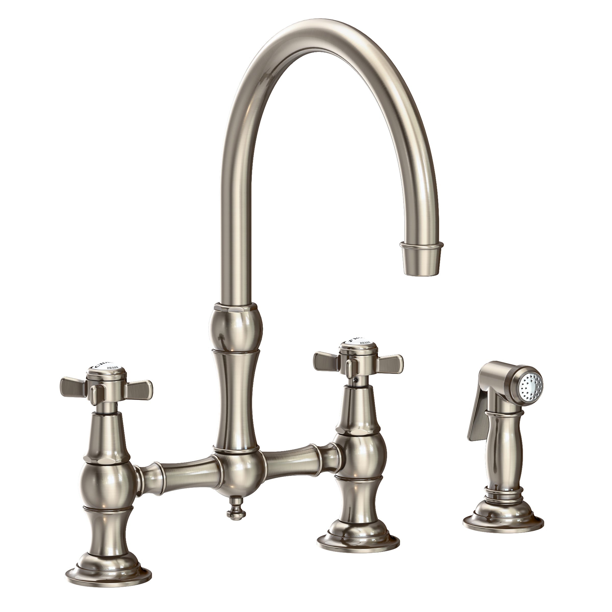 Newport Brass Fairfield Kitchen Bridge Faucet with Side Spray