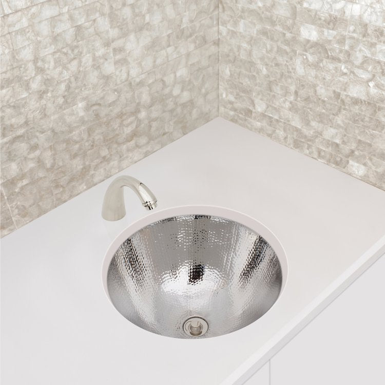 polished stainless steel sink