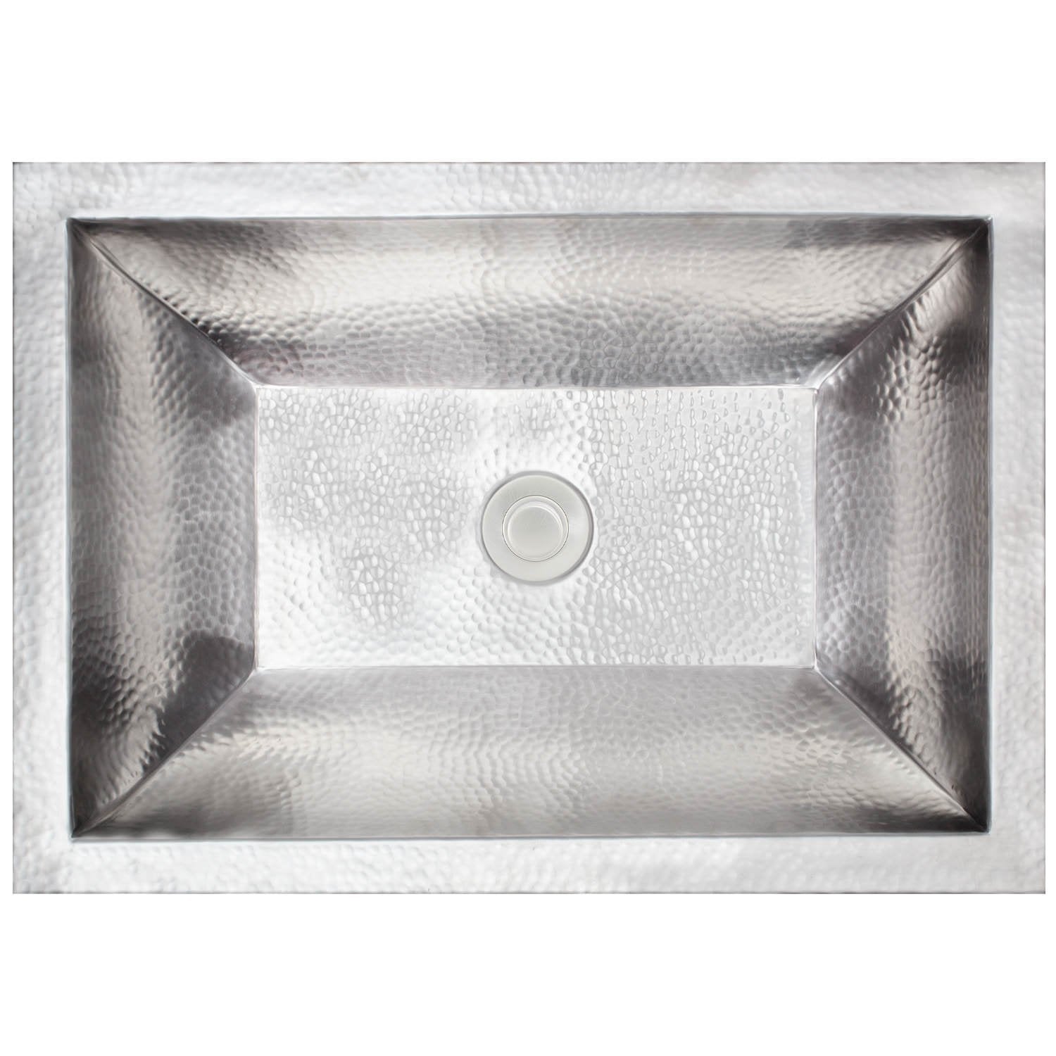 Linkasink Coco Hammered Builder's Series Drop-In or Undermount Sink 20.25" with 1.5"