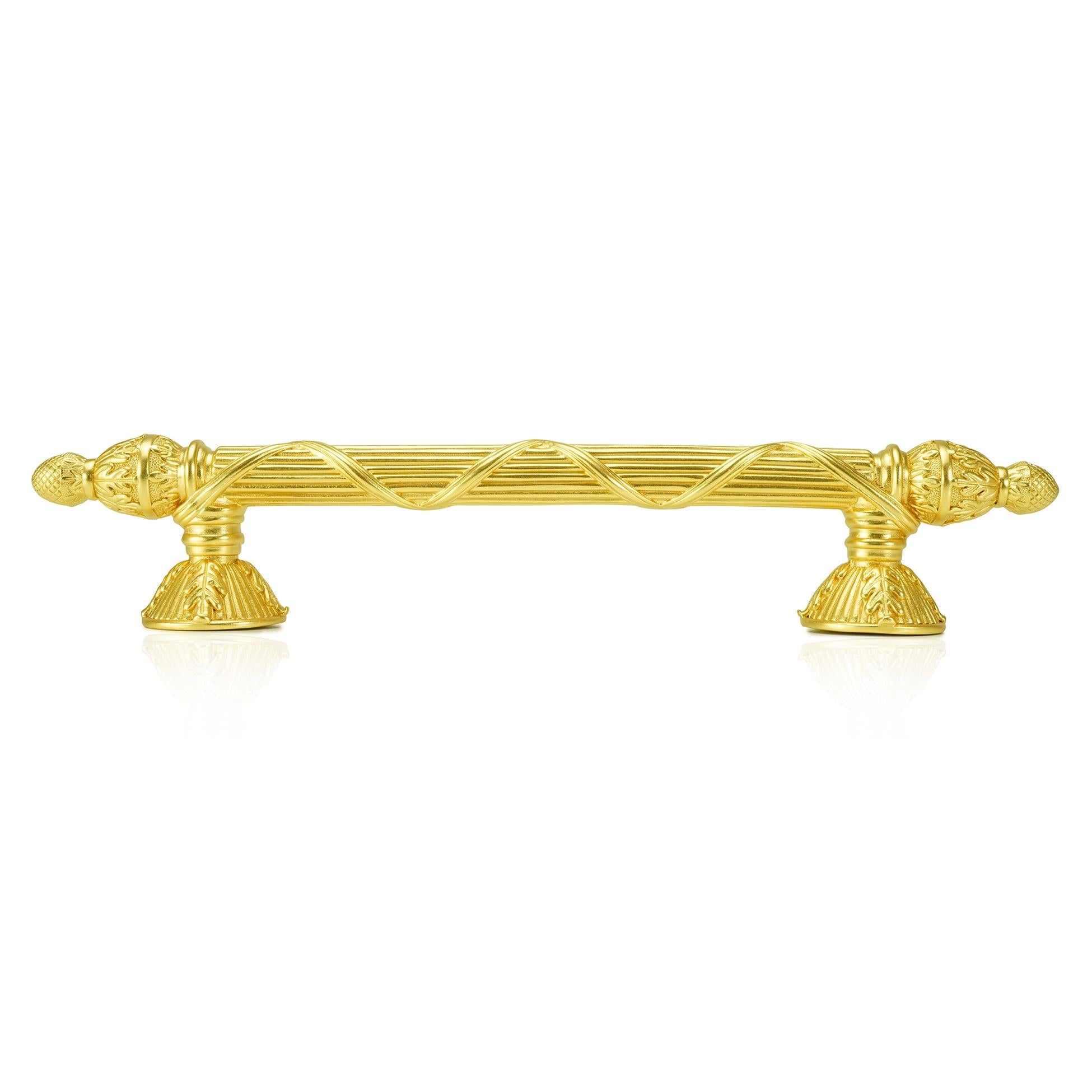 satin gold pull